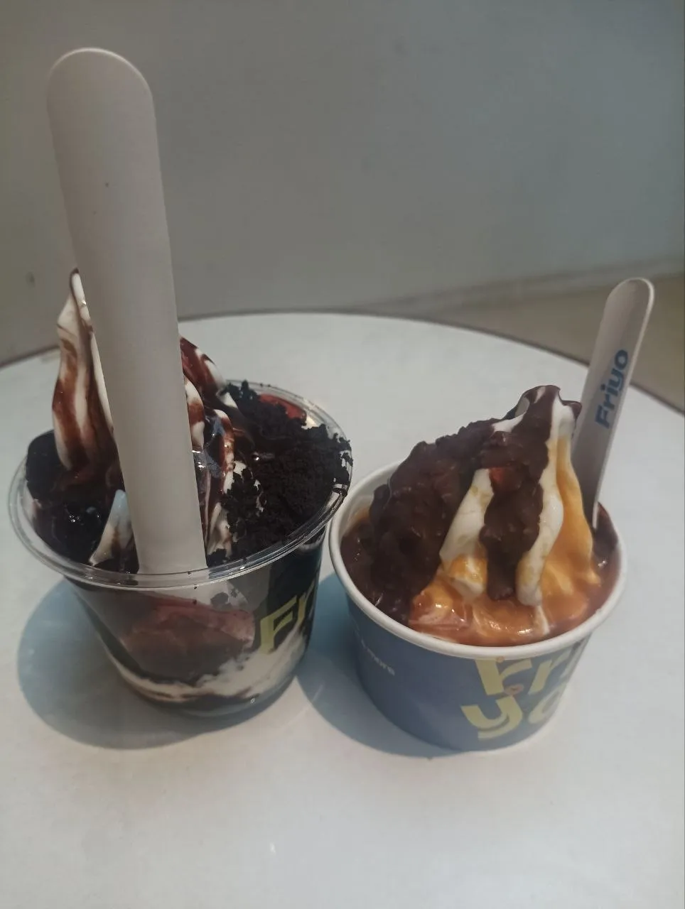 Frozen yoghurt from friyo
